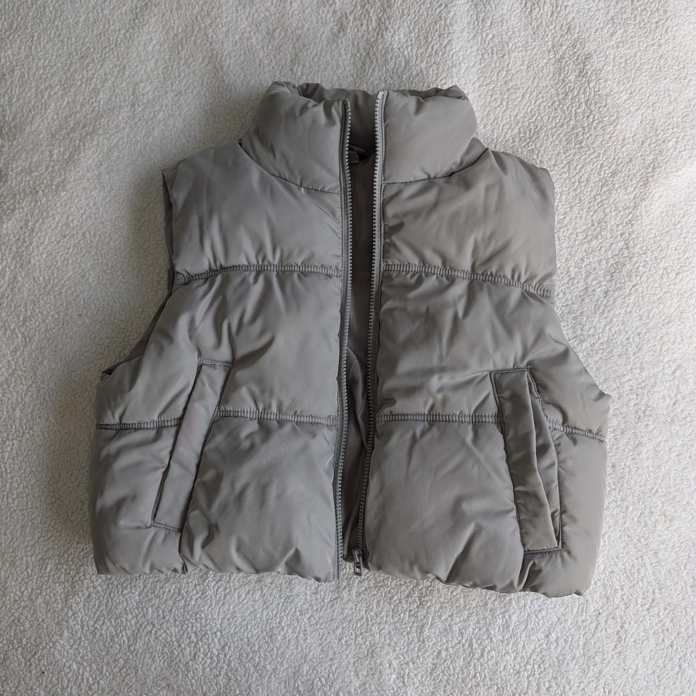 Gray H&M Puffer Vest